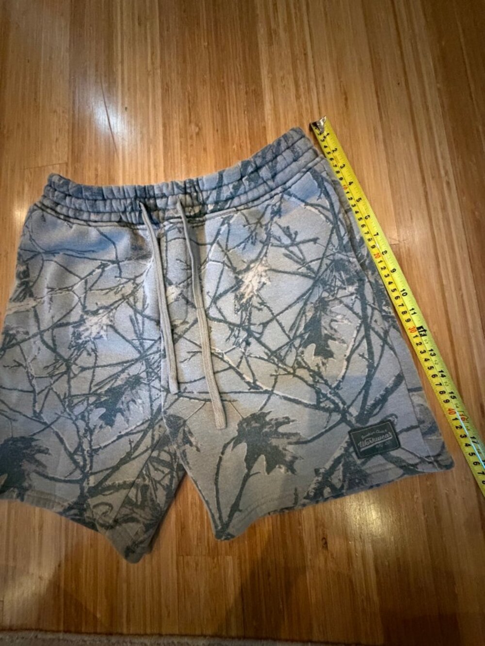 Brooklyn Cloth Workwear Camo Utility Sweat Shorts Mens M